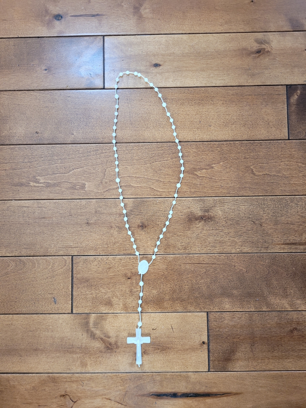 New Classic Plastic Catholic Rosary Necklace